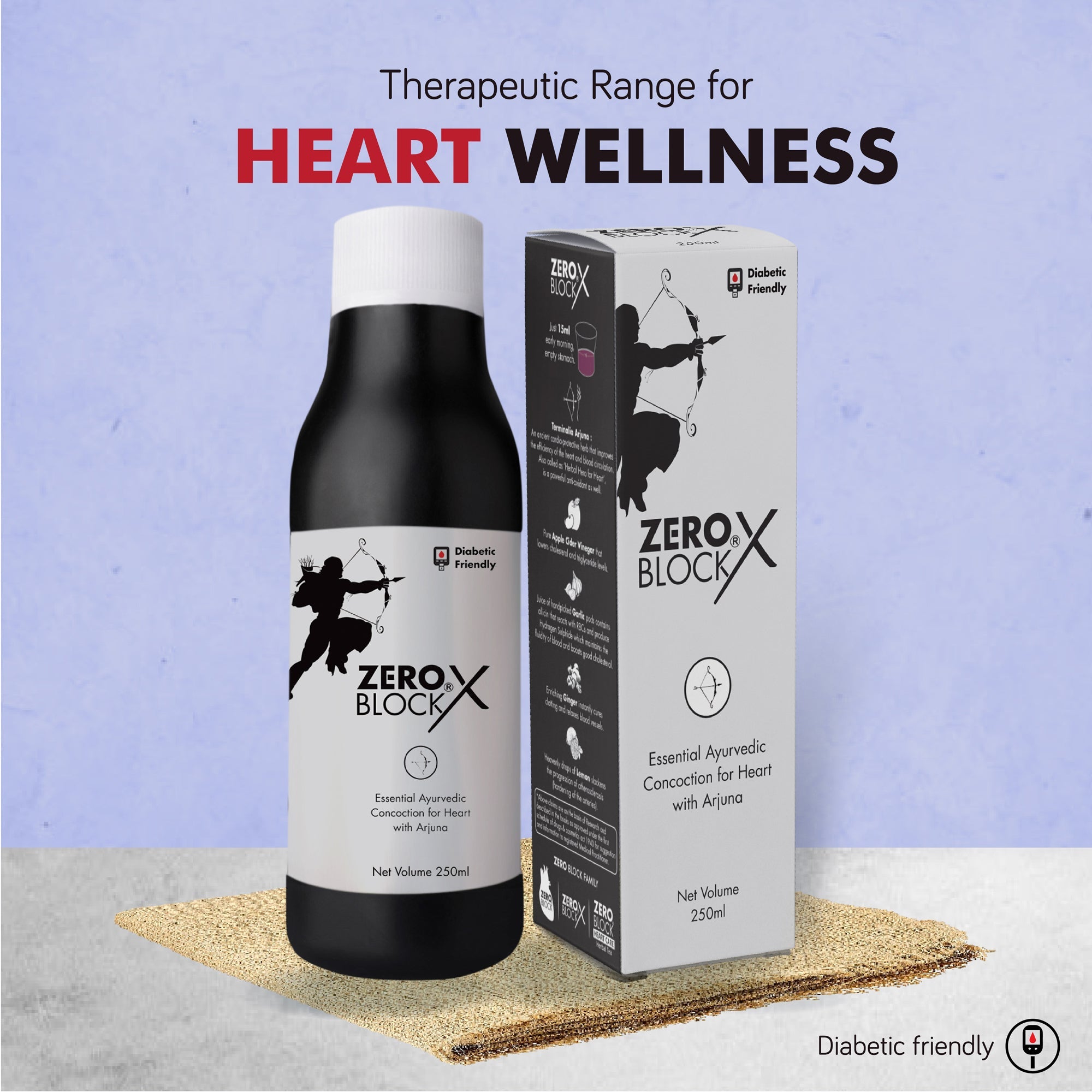 ZERO BLOCK X Ayurvedic mixture Syrup for Heart Wellness – 250 ml ...