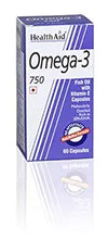 HealthAid Omega- 3 750mg (EPA 425mg, DHA 325mg) - 60 Capsules