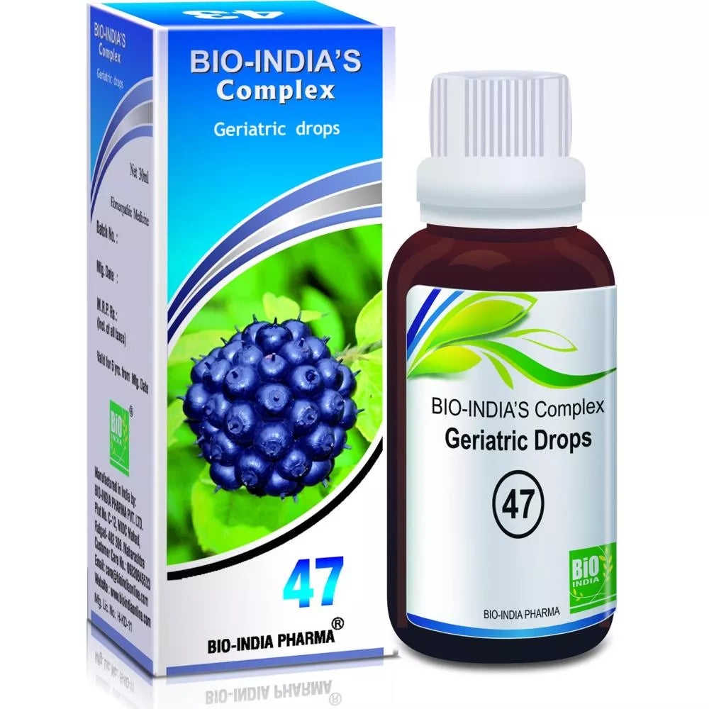 Bio India Complex 47 Geriatric Drop - 30 ml – AyushKart
