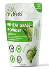 MYHERB 100% Natural Organic Wheat Grass Powder - 227 gms