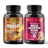 Max Ayurveda Musli Special Capsules & Queen Plus For Women - 60 Capsules + 60 Capsules