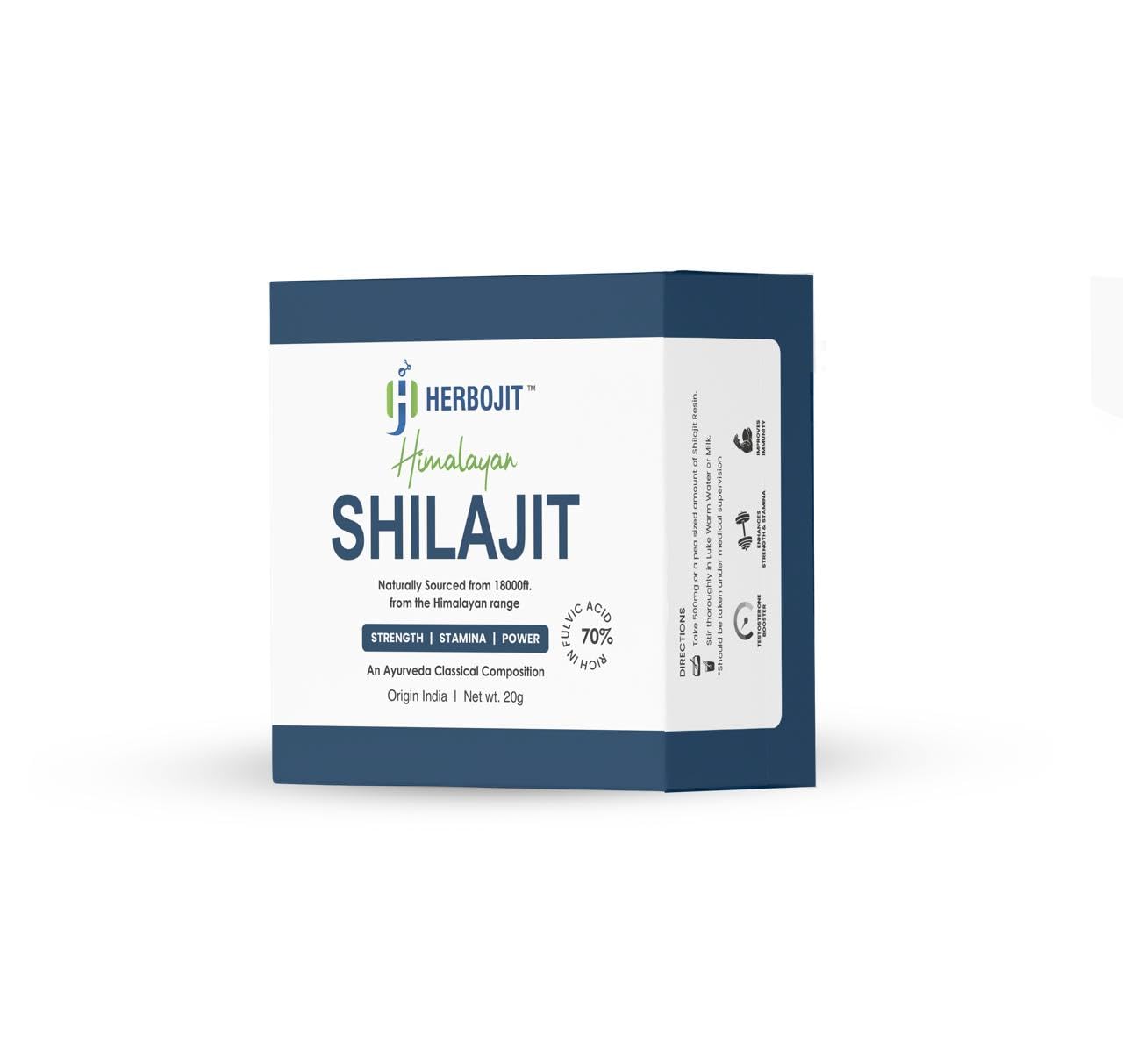 Herbojit Himalayan Shilajit Resin - 20 Gms