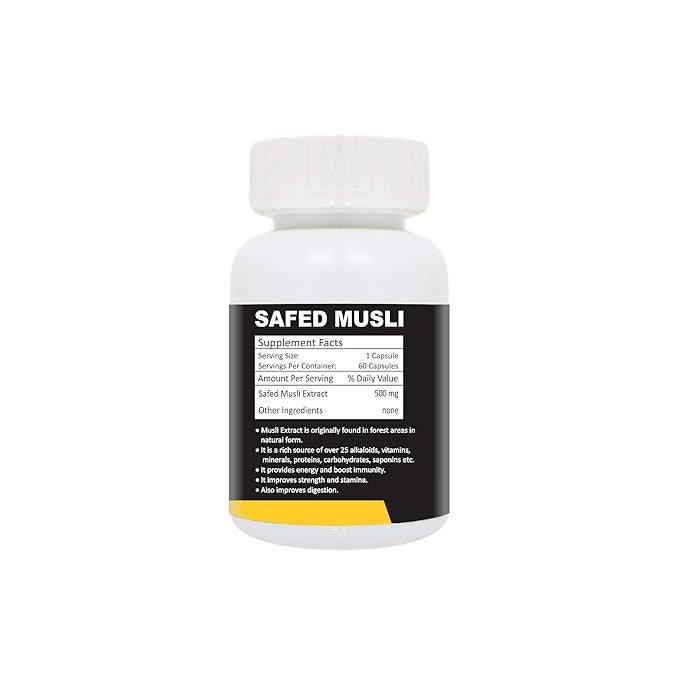 Zindagi Safed Musli Pure Extract Capsules - 60 Caps