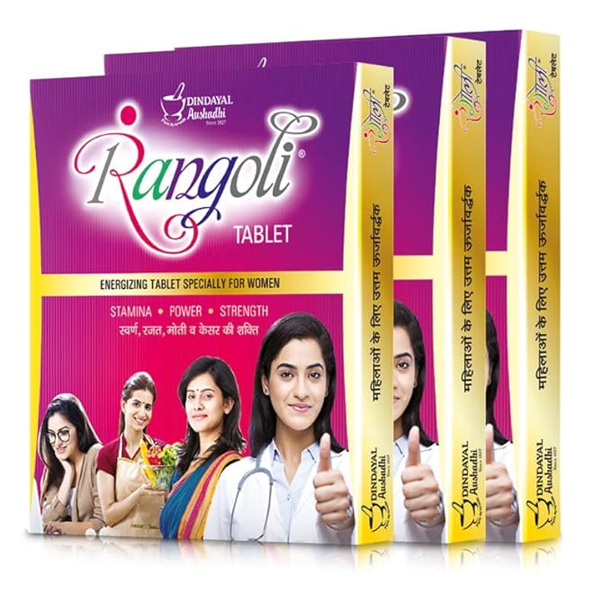 Dindayal Aushadhi - Rangoli PCOS PCOD Balance Tablet Supplement - 30 T ...