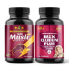 Max Ayurveda Musli Premium Capsules For Men & Max Queen Plus For Women - 60 capsules + 60 capsules