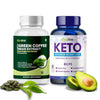Nutrafirst Keto Fat Burner Supplement  with Green Coffee Capsules Combo