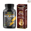 Max Ayurveda Dr Power Capsules and King Power Body Massage Herbal Oil For Men (60 Capsules + 20ml Oil) Combo Pack