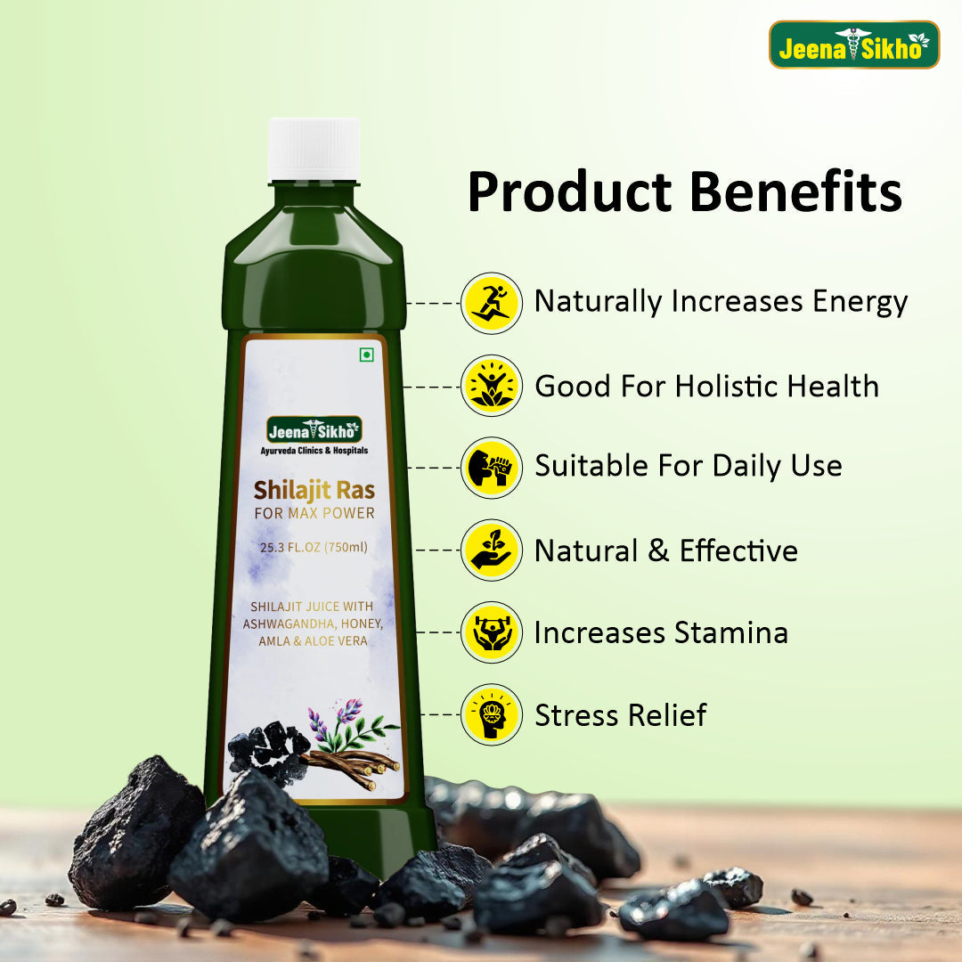 Jeena Sikho Shilajit Ras For Max Power Juice - 750 ml