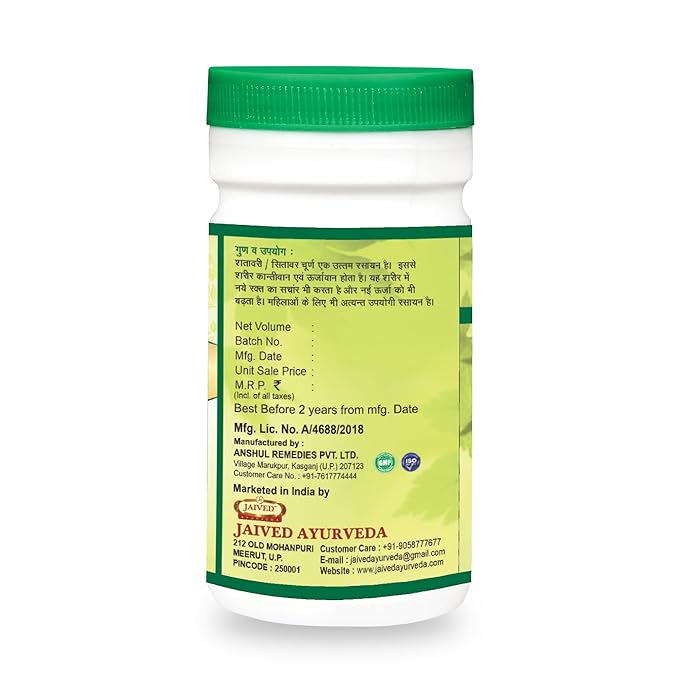 Jaived Ayurveda Safed Musli Churna | Boosts Strength, Stamina, Energy, and Immunity - 100 Gms