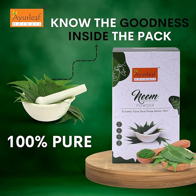 Ayurleaf Herbals Neem Powder - 200 Gms