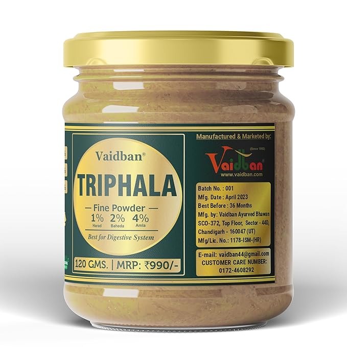 Vaidban Triphala Fine Powder - Churna