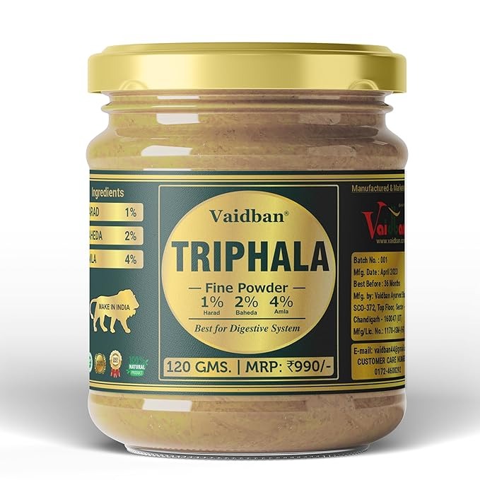 Vaidban Triphala Fine Powder - Churna