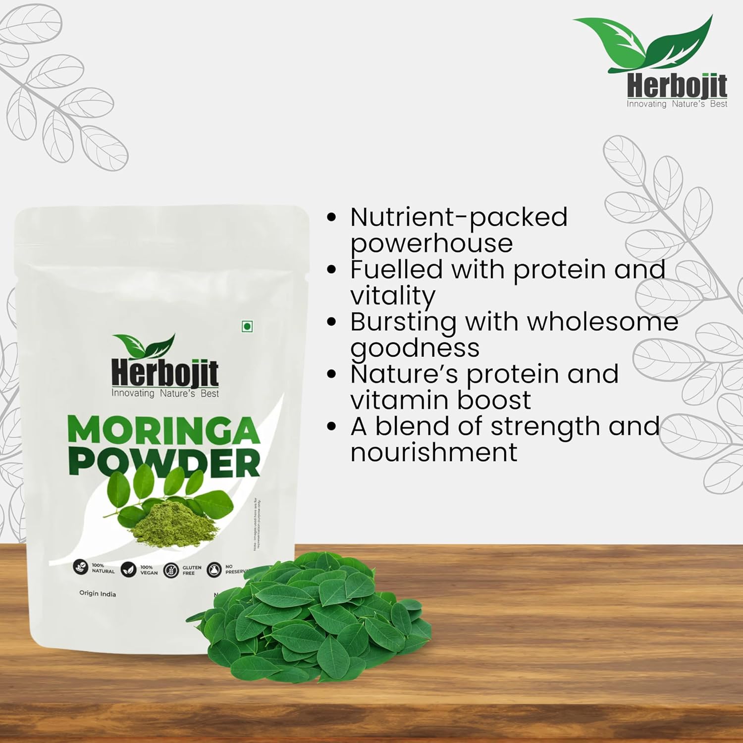 Herbojit Moringa Powder 250 Gms