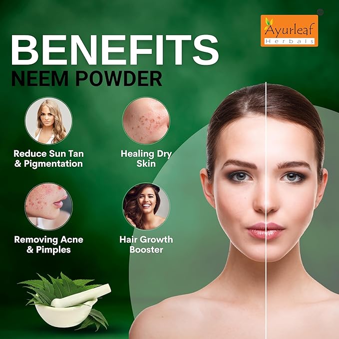 Ayurleaf Herbals Neem Powder - 200 Gms