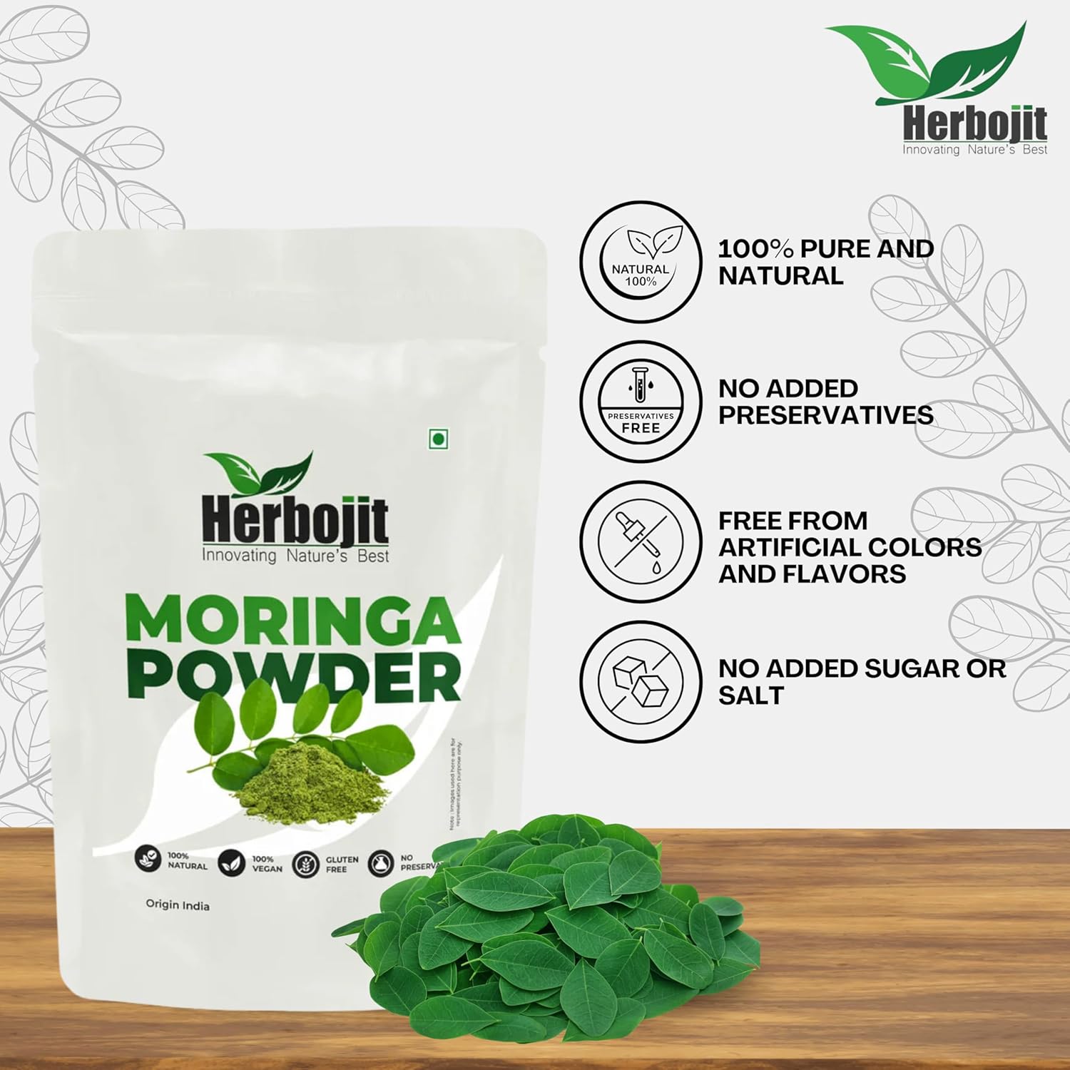 Herbojit Moringa Powder 250 Gms
