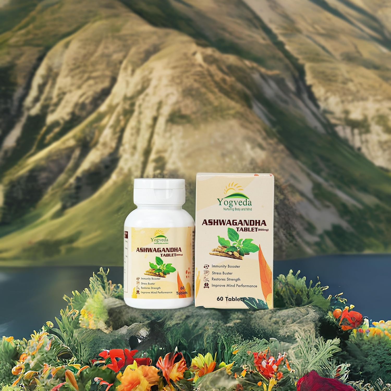 Yogveda Ashwagandha General Wellness Tablets - 60 Tablet