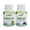 Nveda Combo Pack of Ashwagandha and Shilajit