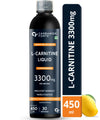 Carbamide Forte L-Carnitine Liquid 3300mg Per Serving with Added Vitamins - 30 Servings - 450ml