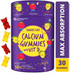 Carbamide Forte Calcium with Vitamin D Gummies for Kids - 30 Veg Gummies