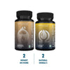 AADAR Ayurveda Weight No Capsules & Natural Omega 3 Pack of 2 - 60 Caps