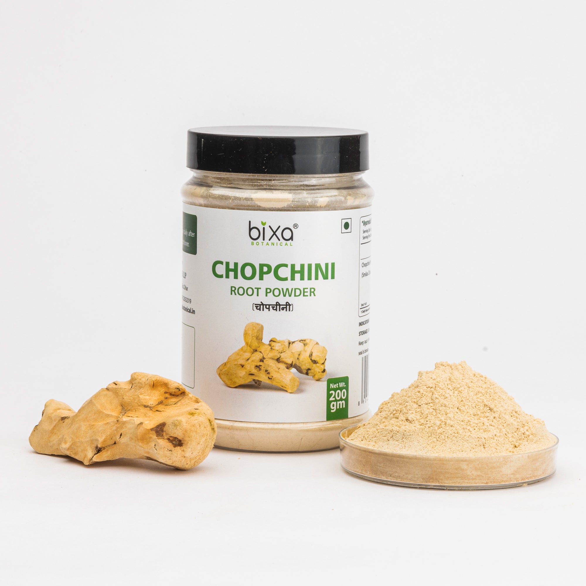 Bixa Botanical Chopchini Root Powder Smilax China – AyushKart
