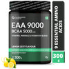 Carbamide Forte EAA 9000mg Supplement with BCAA 5000mg - Lemon Zest Flavour - 300gms