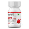 INLIFE  Chelated Iron Folic Acid Supplement - 60 tabs