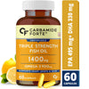 Carbamide Forte Triple Strength Omega 3 Fish Oil 1400mg Supplement – 60 Capsules