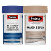 Swisse 4X Fish Oil Omega 3 & Magnesium Combo