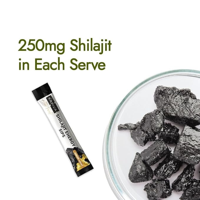Kapiva Shilajit Energy Sips 250mg - 30 30 Sachets
