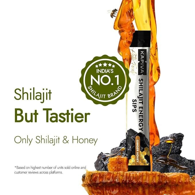Kapiva Shilajit Energy Sips 250mg - 30 30 Sachets