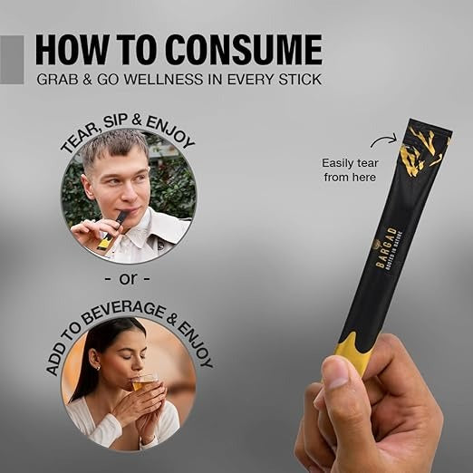 Bargad Pure Himalayan Shilajit Honey Sticks - 7 Sticks