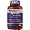 Carbamide Forte Liver Support Supplement with Milk Thistle Extract 600mg –120 Veg Tablets