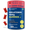 Carbamide Forte Melatonin 10mg Gummies for Better Sleep - 60 Veg Gummies