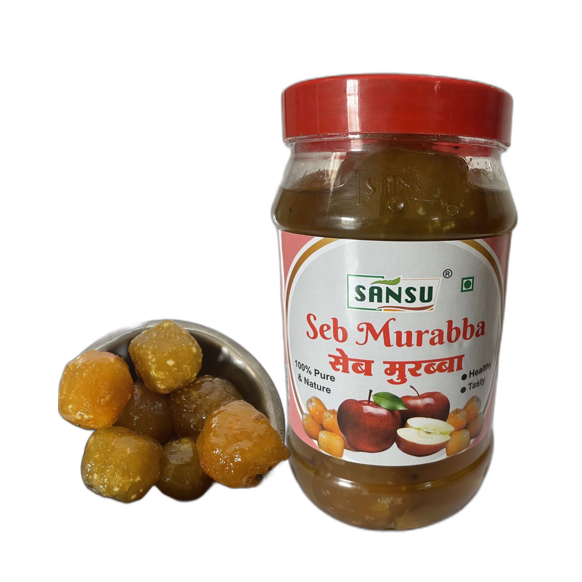 Sansu Organic Apple (Seb) Murabba- 1 kg – AyushKart